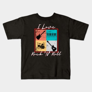 I Love Rock 'N' Roll Kids T-Shirt